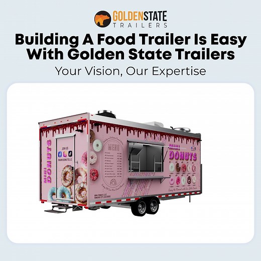 Turn Your Passion into a Thriving Business!  Custom-built food trailers crafted for your success. Start serving up your culinary dreams today! Built with quality, designed for ease. Let's get cooking! | Golden State Trailers | Facebook