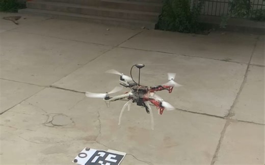 OpenMV Pixhawk ardupilot 无人机标记识别精准降落测试