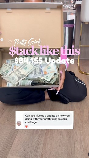 ✨Here’s an update on my $84,155 Pretty Girl Challenge. I’ve saved $15,750 with this book (technically more but I decided to start it over at 1 point). I’m on year 2. After I finish a challenge (sometimes 2) I’ll send it to my HYSA. I eventually add the saved funds to my SEP IRA retirement account where it’s being invested for my older self. Her name is Fancy Miss T. I’ve read it helps to name the senior version of yourself. It will help motivate you to take care of her sooner rather than later. 