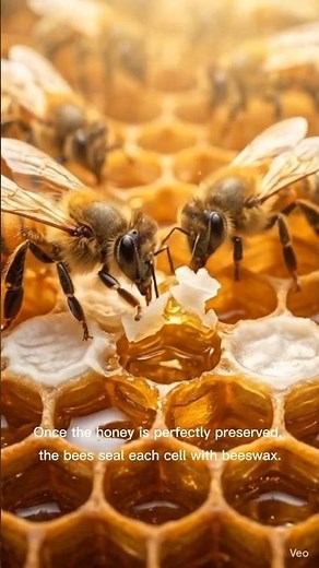 🍯 How Bees Turn Flower Nectar Into Golden Honey 🍯