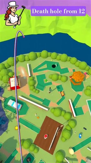 Hard course is death hole from other tees!