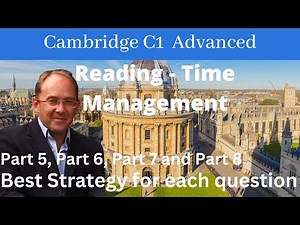 Top Tips for Cambridge C1 Advanced Reading Exam - Time management for the C1 Advanced Reading exam.
