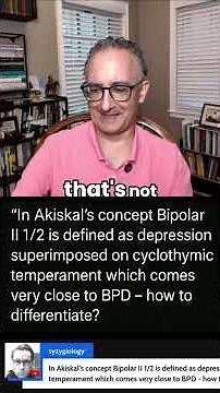 BPD vs. Bipolar: Stop Mistaking Mood Swings! Key Differences #shorts