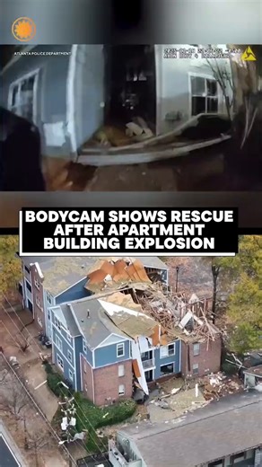 Newly-released body cam footage shows the moment Atlanta police rescued a trapped man after an explosion blew the roof off an apartment building. The man was taken to the hospital and is in stable condition. | CBS Mornings