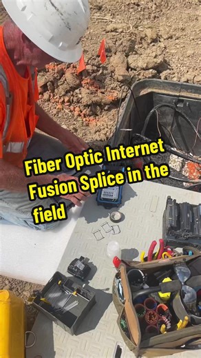 Field Fiber Optic Fusion Splice in Under 20 Seconds