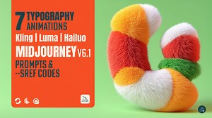 7 Typography Animations: Kling, Luma, Hailuo and Midjourney Prompts