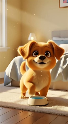 Puppy Morning Routine 🐶 | Cutest Pixar-Style Animation That Will Melt Your Heart
