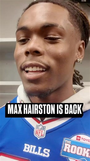 The Buffalo Bills have opened up the 21-day practice window for Max Hairston. We caught up with him about what he’s learned and where he goes from here 👀 #BillsMafia | 7 News WKBW