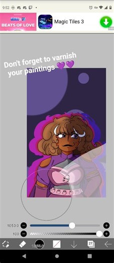 vanish your paintings #viral #art #drawing #varnish #varnishing #fypシ