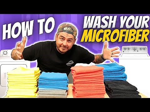 Best way to WASH MICROFIBER TOWELS | Microfiber Towels for Car