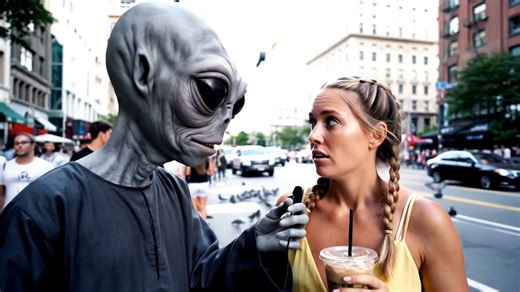 Alien Interviews | How do you feel about aliens being here? #aliens #alieninterviews #veo3 #fyp #aliensightings | Instagram