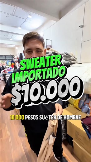 🧥 SWEATER HOMBRE 🧥 📏 Talles del S al XXL 🎨 ¡Un montón de colores para elegir! 💰 $10.000 ⚠️ Mínimo de compra: 🛒 En locales y WhatsApp: 5 unidades 💻 En la web: $85.000 📍 Av. Rivadavia 2526 | Gurruchaga 461 🕘 Lunes a viernes de 9 a 18 hs 🚚 Envíos a todo el país 📲 Pedidos por WhatsApp #TodoLiso #SweaterHombre #ModaInvierno #MayoristaArgentina #Liquidación | Todo Liso - Ropa