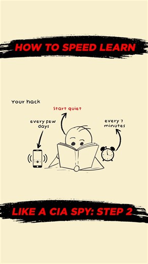 simple, actually | How to Speed Learn Like a CIA Spy (Step 2) | Instagram