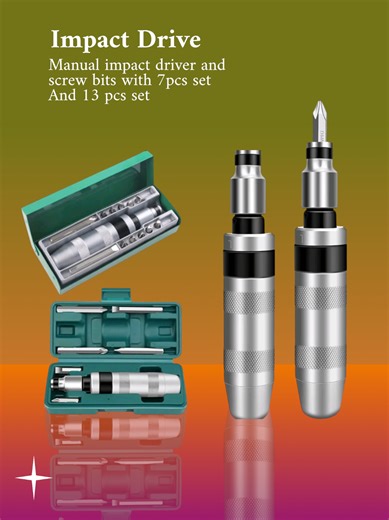 Aethsteel 13PCS Impact Driver Manual impact driver and screw bits #tools #impactdrive #impactdriver #screwdriver #manualimpactdriver