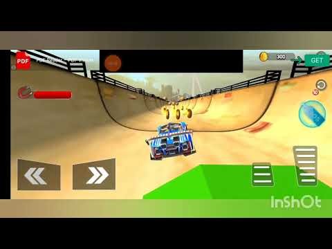 Ramp car stunt racing in mega mod