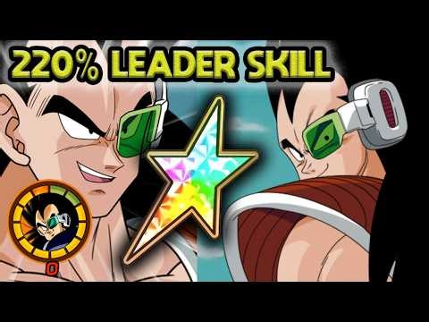 220% LEADER SKILL! 100% phy raditz