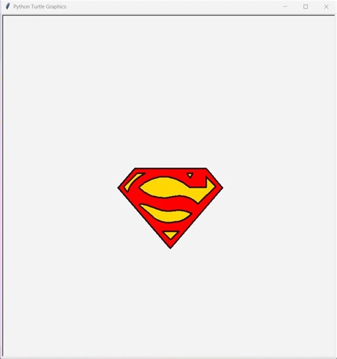 "What Happens When You Code SUPERMAN in Python 😍" #shorts #ytshorts #coding #explore #python
