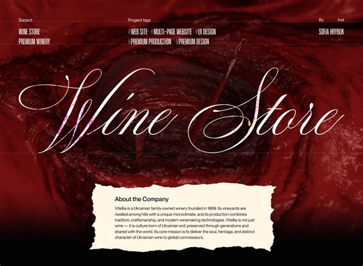 WINE STORE | WEBSITE | UX/UI