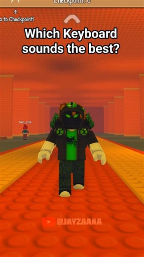 Which Keyboard sounds the best? #roblox #shorts
