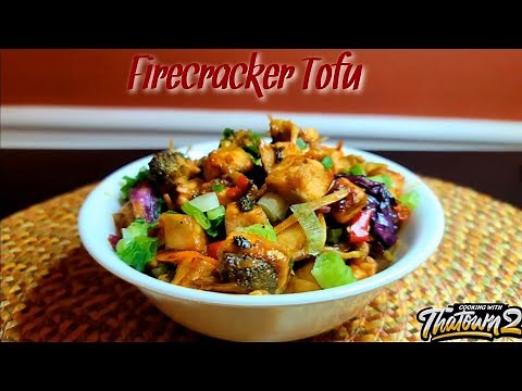 Firecracker Tofu | Stir Fry | Vegan | Keto | Low Carb | Cooking With Thatown2