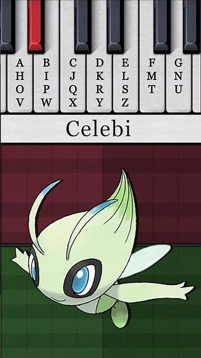 Celebi turned into a musical jingle! #pokemon #piano #jingle