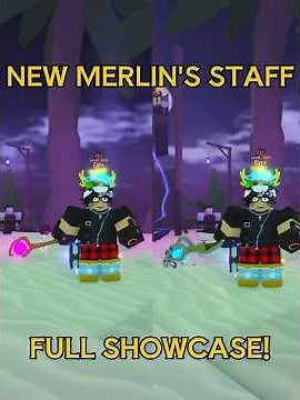Full showcase one the new Merlin's Staff rod in Fisch! #roblox #fisch #fischroblox #showcase