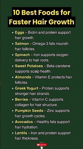 10 Best Foods for Hair Growth