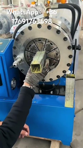 Square tube necking machine factory direct sales #machine #factory