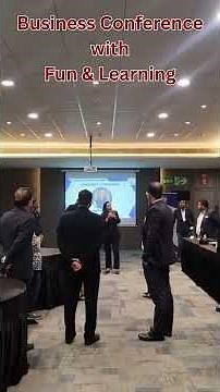 Corporate Game Activity at Business Conference | Learning with Fun | Team Building & Networking