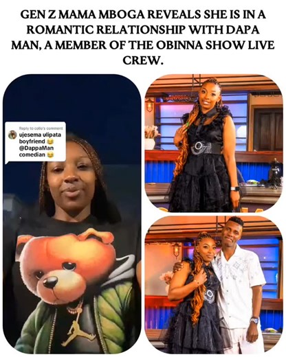Nairobi_Juice on Instagram: "Gen Z mama mboga reveals she is in a romantic relationship with Dapa Man, a member of the Obinna Show Live crew. 🎥: @scholah_meeme"