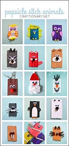 15 Easy Popsicle Stick Crafts Fun Animals For Kids - Craftionary