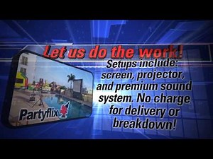 Outdoor Screen Rentals in Houston - Partyflix®