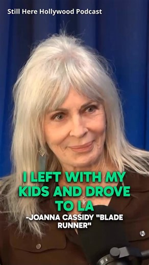 “I left with my kids and drove to LA” -Joanna Cassidy “Blade Runner” @joannacassidyofficial @stillherehwood @stevekmetko @jimlichtenstein @stillherenetwork #bladerunner #buffalobill | Still Here Hollywood Podcast
