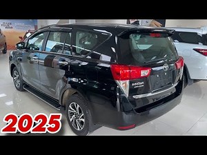 TOYOTA INNOVA 2025 Updated New Model Black Colour || Innova 2025 Top Model Review
