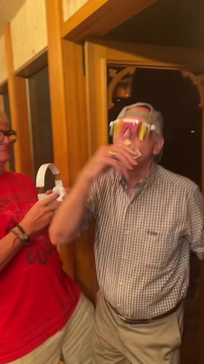 Grandpa popped off 😎 #party #partytime #grandpa