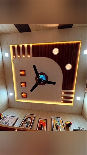 PVC Wood Look DesignPVC Ceiling 3D Panels#PVCFalseCeiling #PVCDesign #CeilingIdeas