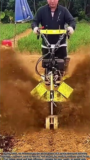 "Super Powerful Mini Tractor – PlowsThrough Soil Like The Wind."