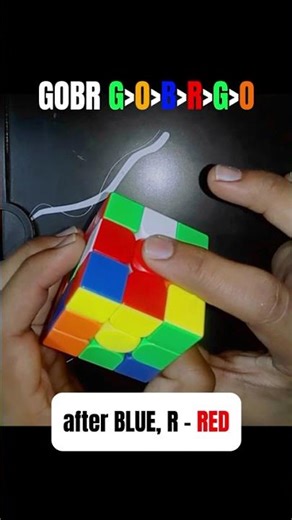 Beginner and advanced cross tutorial with GOBR colour trick