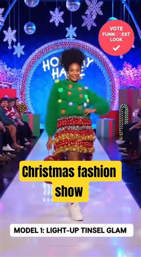 AI Christmas Fashion Show – Holiday Outfits Gone Wild!✨
