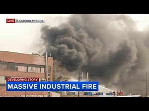 Black smoke continues to billow out of SPS Technologies, shelter-in-place in effect
