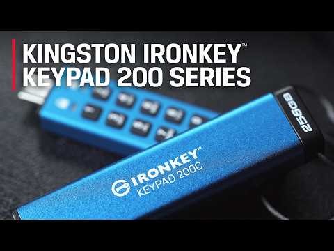 XTS-AES Encryption – Kingston IronKey™ Keypad 200 Series Hardware-Encrypted USB Drive