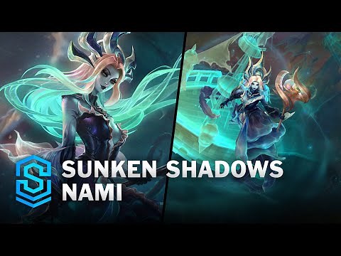 Sunken Shadows Nami Skin Spotlight - Pre-Release - PBE Preview - League of Legends