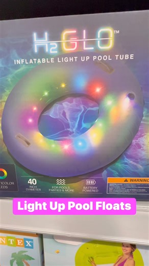 Light Up Pool Floats Have Arrived #swimmingpool #poolfloats #tubing #tubingfun #fun #summer #adventuresthatrock | Adventures That ROCK