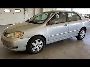 2006 Toyota Corolla Manual Transmission