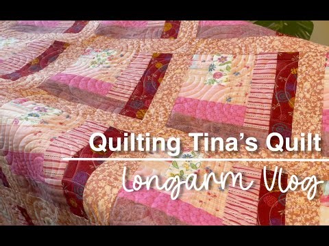 Studio Reset + Quilting Tina’s Quilt on My Nolting 20" | Longarm Vlog