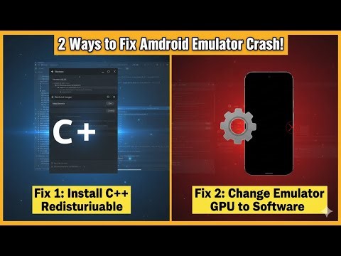 Ultimate Fix: Android Emulator Crashes and Doesn't run | 2 Simple Solutions!