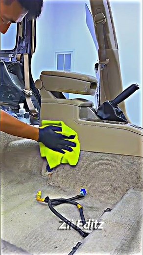 Center Console & Armrest Cleaning | Professional Interior Car Detailing ASMR #cardetailing #car