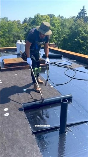 Roof Insulation Process | Do You Know This Process? vid :TorontoRoofing #shorts #satisfying #roofing