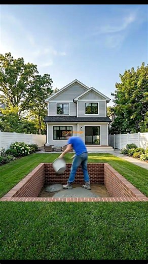 Most people think building a pool costs $50,000. This guy did it differently #interiordesign #home
