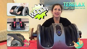 Watch Terelax foot massager with heating on Amazon Live